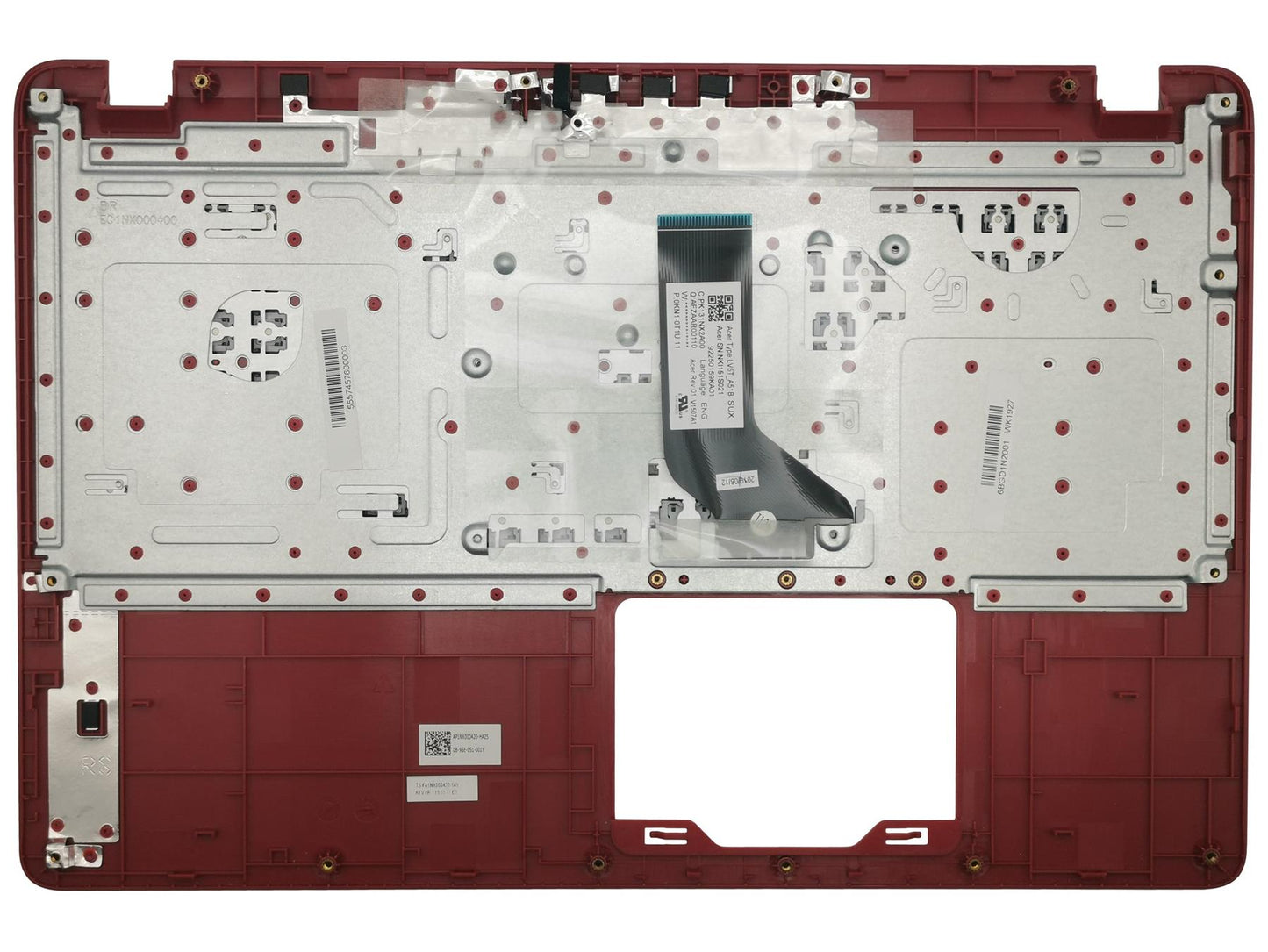 Acer Aspire ES1-533 ES1-572 Palmrest Cover Keyboard Red 6B.GD1N2.001