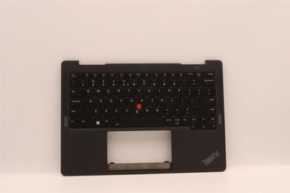 Lenovo ThinkPad X13s Keyboard Palmrest Top Cover US Euro Black 5M11J12731