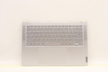 Lenovo Yoga 7 X 14IAH7 Palmrest Cover Keyboard Nordic Silver 5CB1J30315