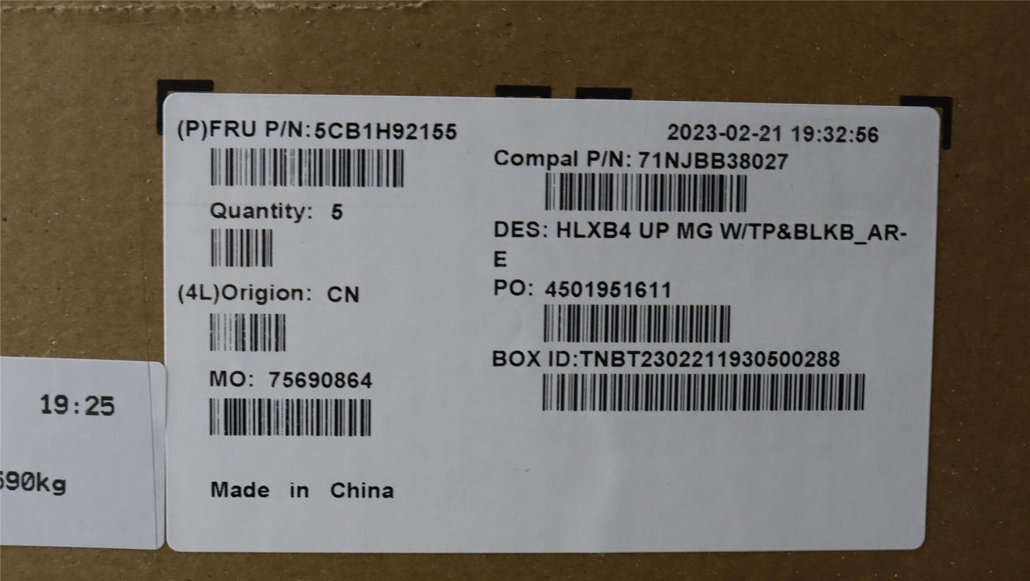 Lenovo Upper Case ASM_ARA C21DK MGBL 5CB1H92155