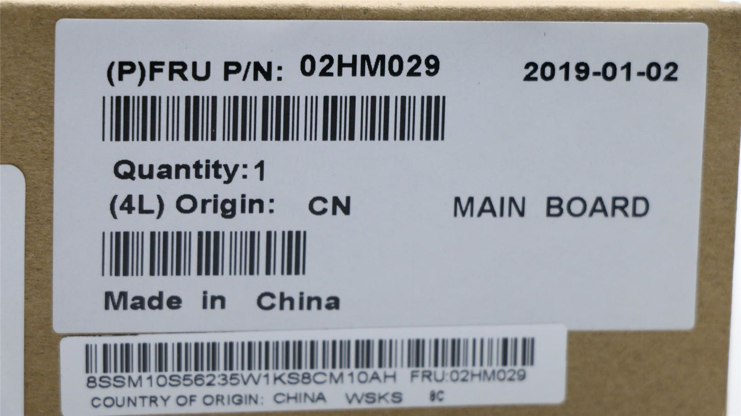 Lenovo 5B21B35289 BDPLANAR Intel i5-8350U,vPro,Y-TPM,WIN
