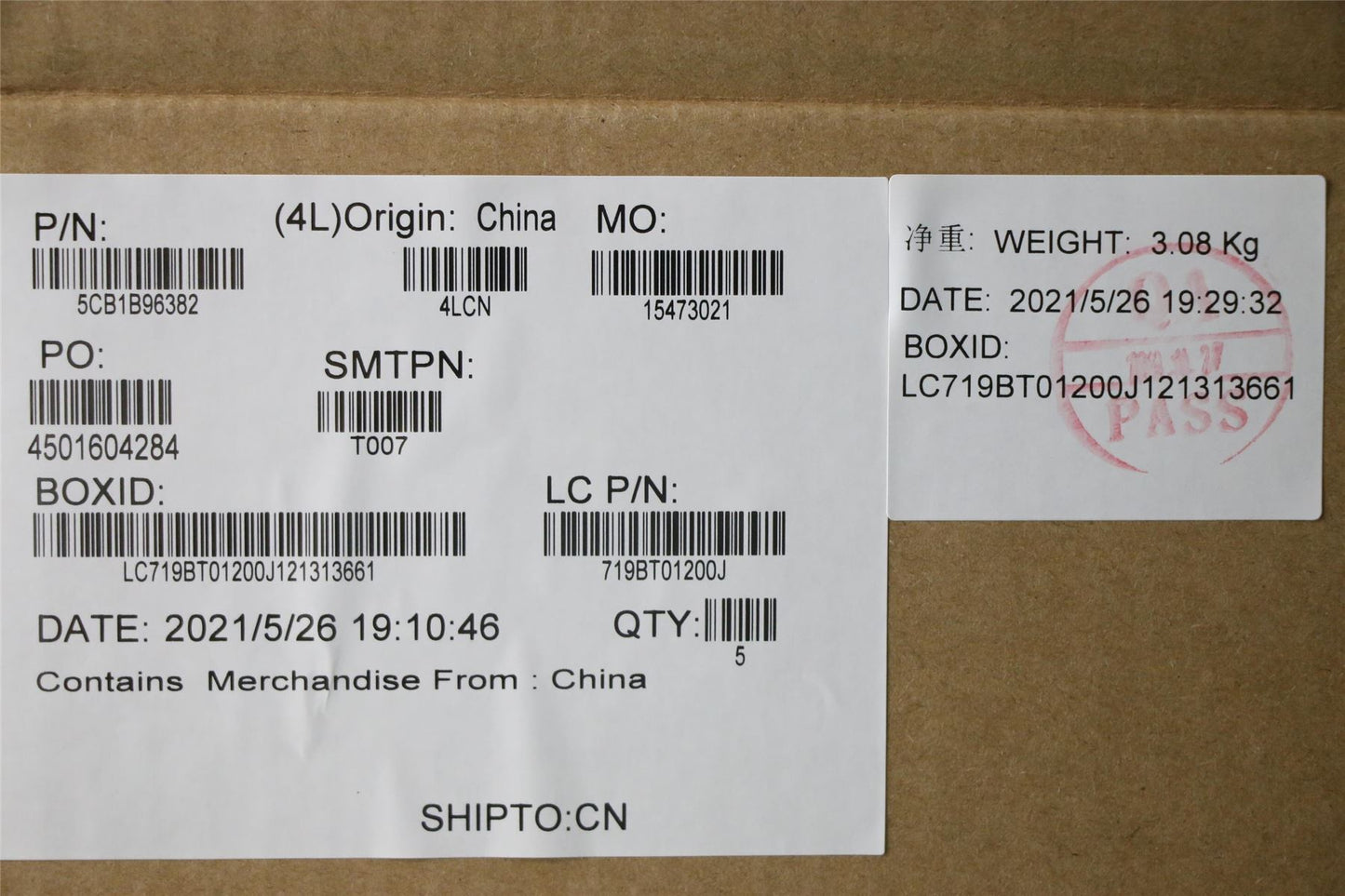 Lenovo Upper Case ASM_FRA L82KA BK 5CB1B96382