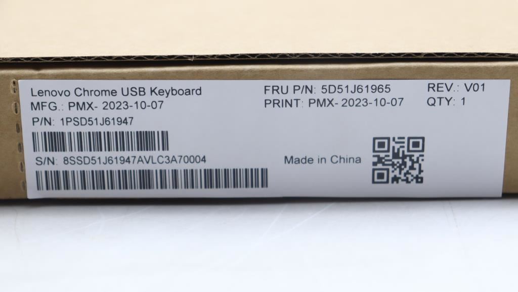 Lenovo Primax Chrome USB KB_Black Nordic 5D51J61965