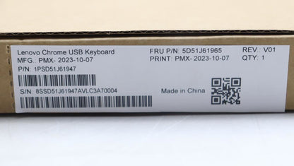 Lenovo Primax Chrome USB KB_Black Nordic 5D51J61965