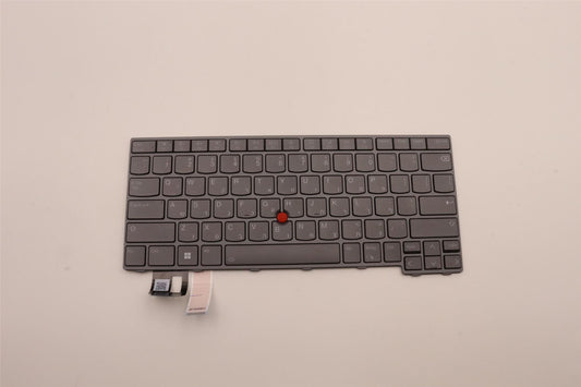 Lenovo ThinkPad T14 4 Keyboard Hebrew Grey Backlit 5N21D68358