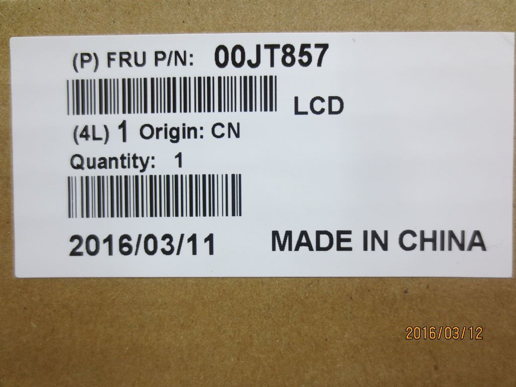 Lenovo 00JT856 14,FHD,non-glare,TP,TPK+LGD