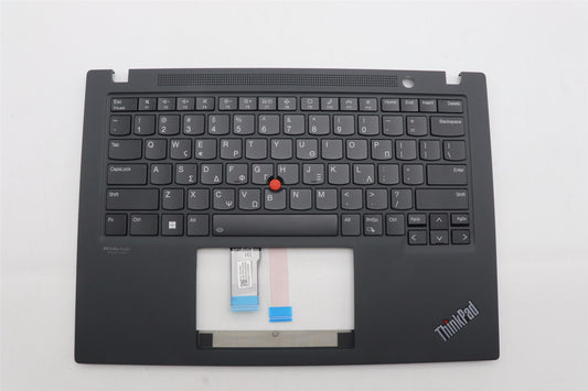 Lenovo ThinkPad T14s Gen 3 Keyboard Palmrest Top Cover Greek Black 5M11H25911