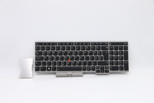 Lenovo ThinkPad E580 E590 Keyboard Hungarian Silver Backlit 01YN755 01YN675