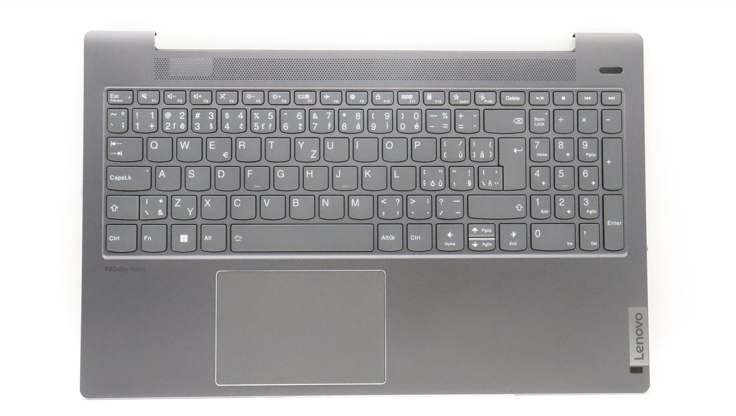Lenovo IdeaPad 5 15ABA7 Palmrest Cover Touchpad Keyboard Slate Grey 5CB1J01144