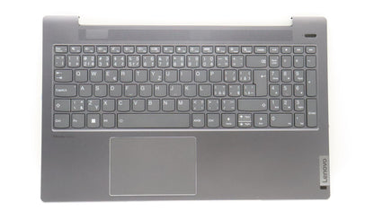 Lenovo IdeaPad 5 15ABA7 Palmrest Cover Touchpad Keyboard Slate Grey 5CB1J01144
