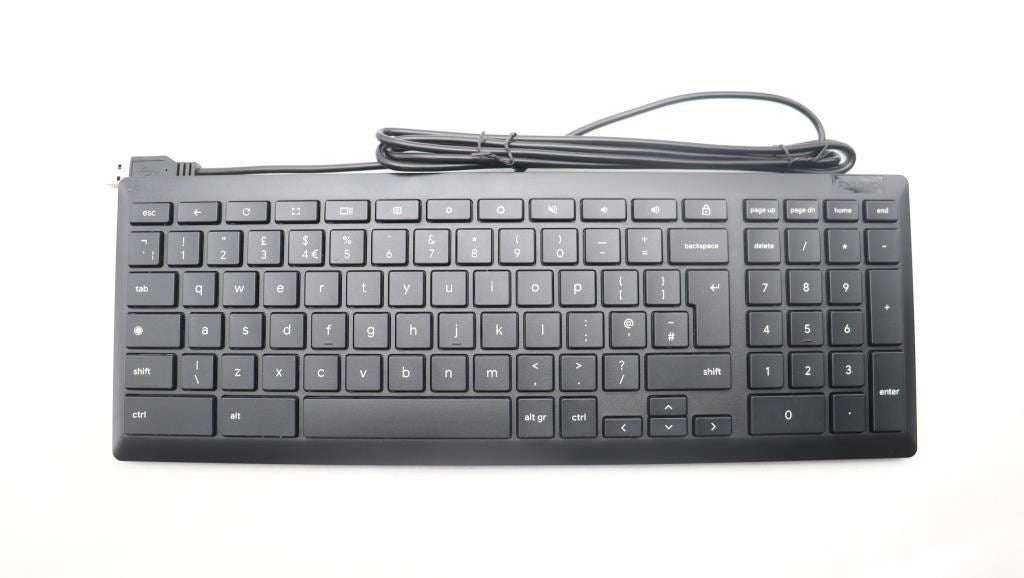 Lenovo Primax Chrome USB KB_Black UK Eng 5D51J61962
