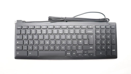 Lenovo Primax Chrome USB KB_Black UK Eng 5D51J61962