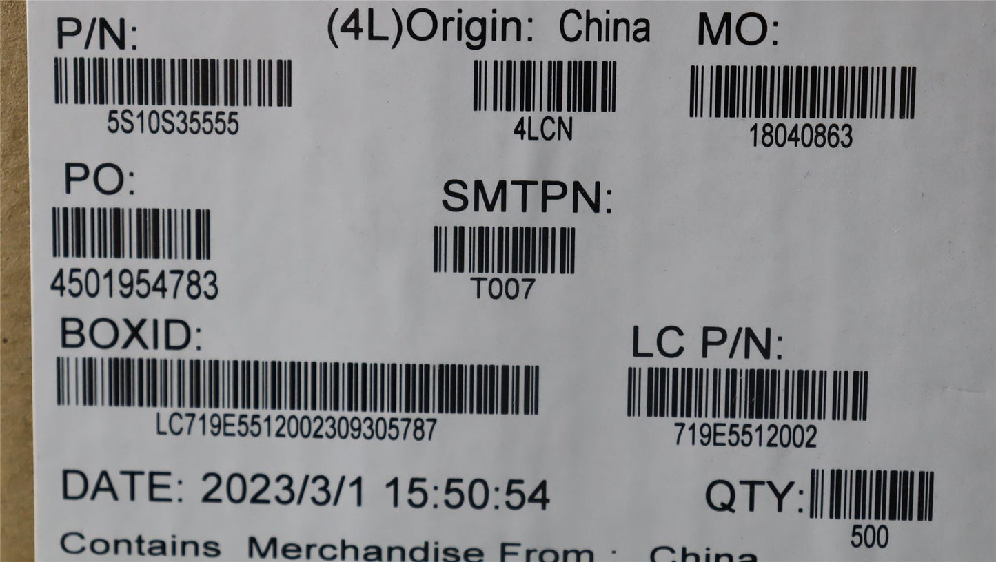 Lenovo SCREW Screw L 82XR 2D 2.5L K 4D 0.5T 5S10S35555