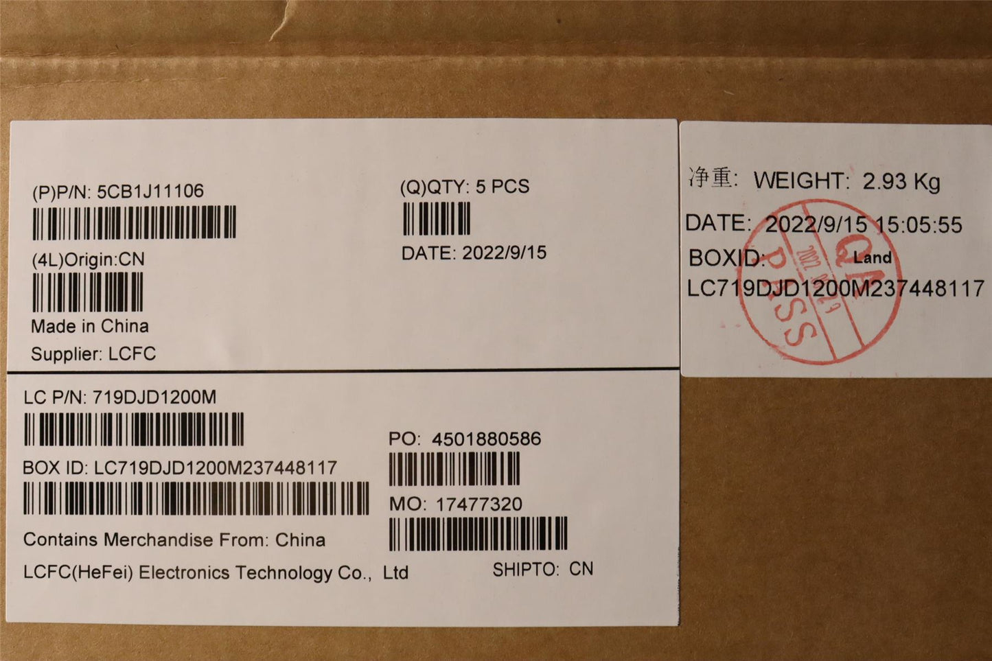 Lenovo Upper Case ASM_EURO ENG L82QFNFPSB 5CB1J11106
