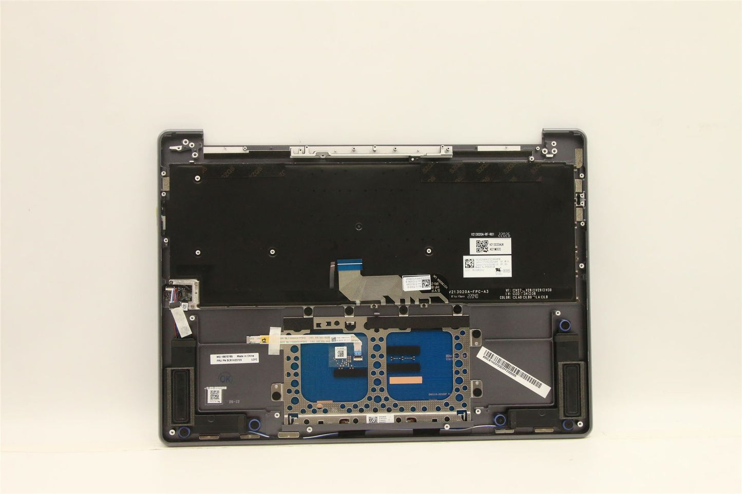 Lenovo IdeaPad 9 14IAP7 Palmrest Cover Touchpad Keyboard UK Grey 5CB1H23723