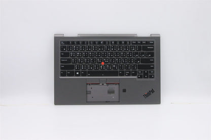 Lenovo Yoga X1 4th Keyboard Palmrest Top Cover Chinese Grey Backlit 5M10V24940