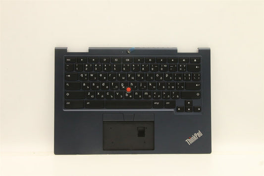 Lenovo ThinkPad C13 Gen 1 Keyboard Palmrest Top Cover Bulgarian Black 5M11A36946