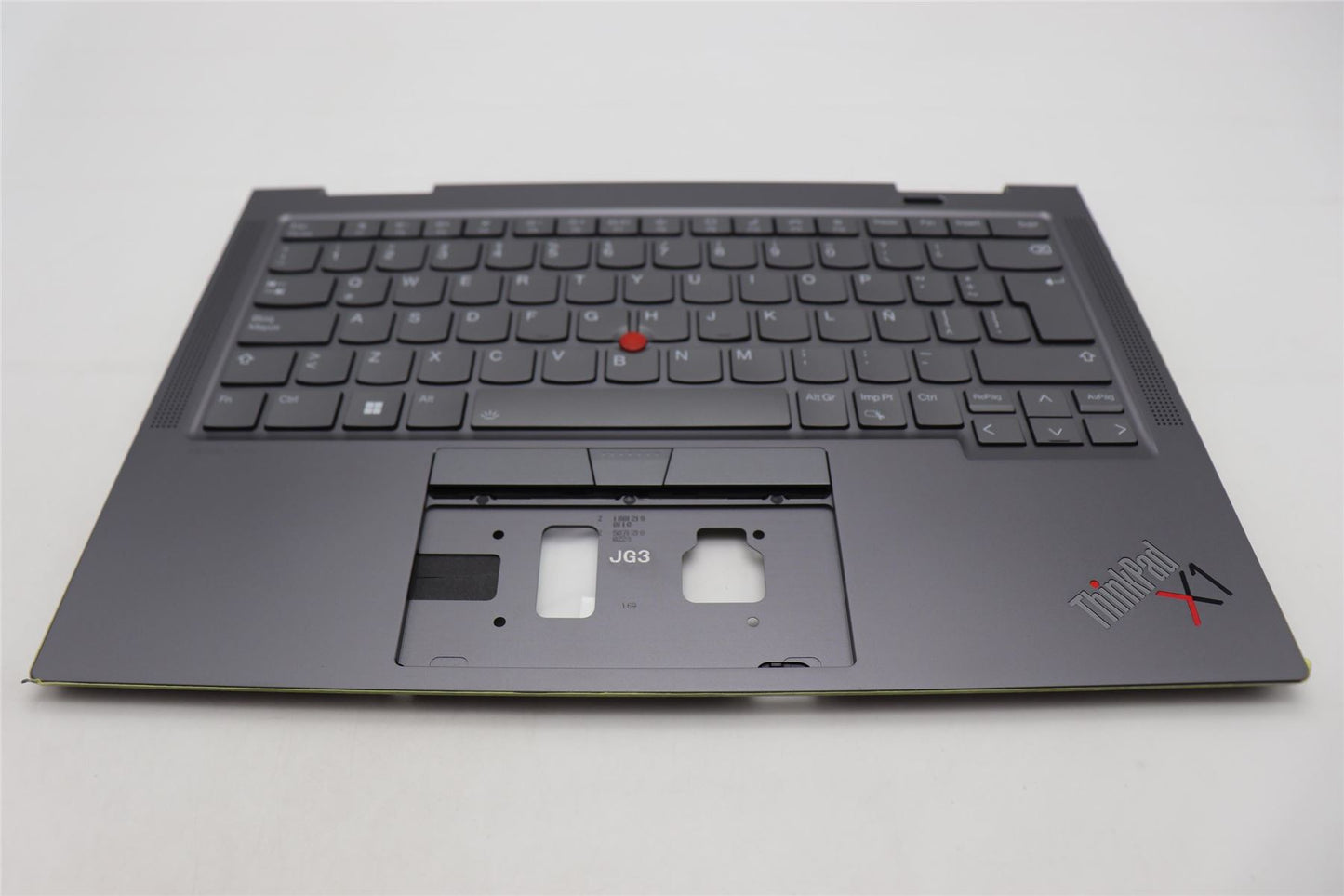 Lenovo ThinkPad X1 8th Gen Keyboard Palmrest Top Cover Spanish LA 5M11H62301