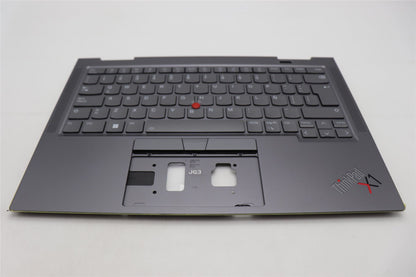 Lenovo ThinkPad X1 8th Gen Keyboard Palmrest Top Cover Spanish LA 5M11H62301