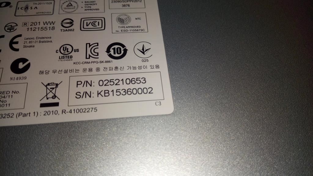 Lenovo Liteon SK-8861(IT) 2.4G KB Only-Silver8 Italian Keyboard 25210653