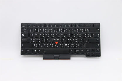 Lenovo ThinkPad P14s 1 P14s 2 T14 1 T14 2 Tastatur Thai Schwarz mit Hintergrundbeleuchtung 5N20V43789