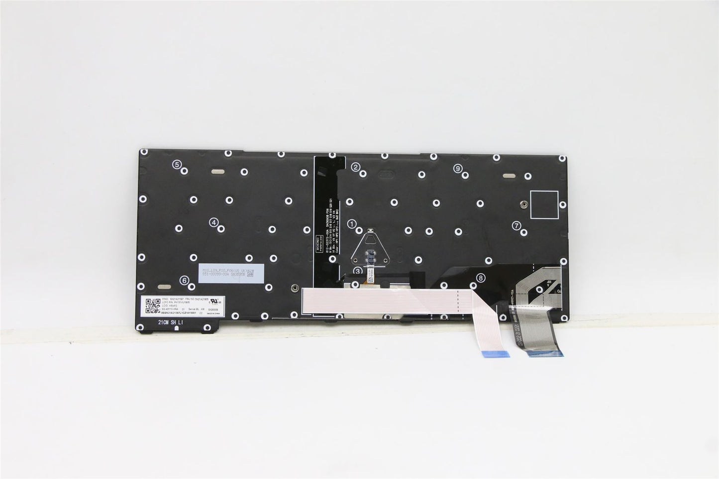 Lenovo ThinkPad X13 Gen 2 Keyboard Korean Black Backlit 5N21A21835
