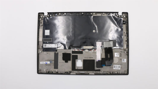 Lenovo ThinkPad T490s Keyboard Palmrest Top Cover Swiss Black Backlit 02HM302