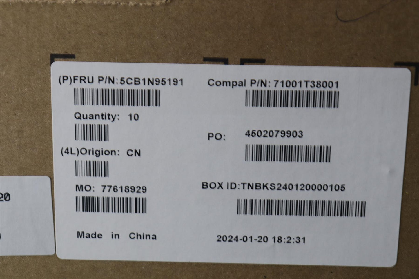 Lenovo Lower Case C 83DB AL CG 5CB1N95191