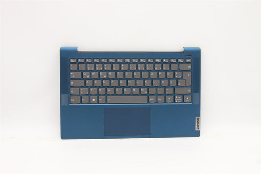Lenovo IdeaPad 5 14IIL05 Palmrest Cover Touchpad Keyboard German Blue 5CB0Y89090