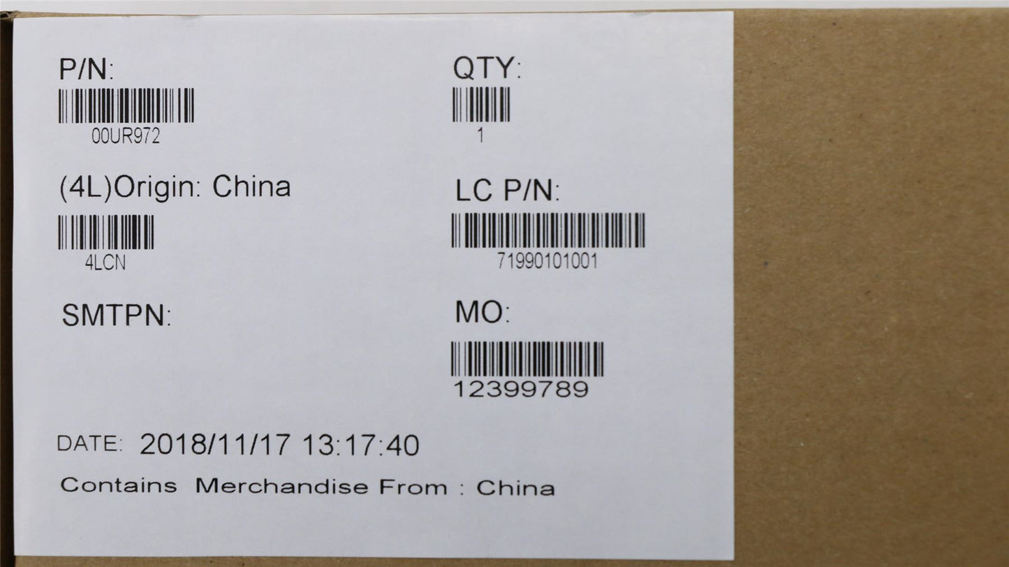 Lenovo MECH_ASM CS14W_3+2BCP,MYLAR,GBLACK,CHY 00UR972