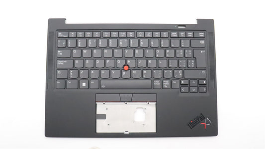 Lenovo Carbon X1 10th Keyboard Palmrest Top Cover German Black 5M11H44147