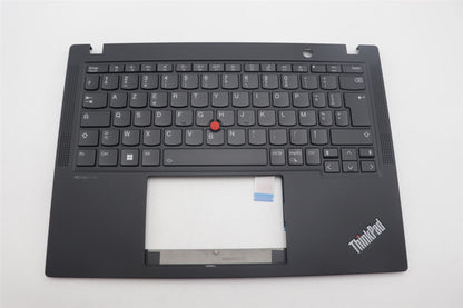 Lenovo ThinkPad X13 Gen 4 Keyboard Palmrest Top Cover French Black 5M11H94387