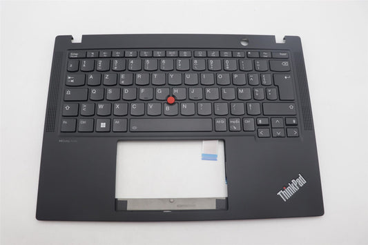 Lenovo ThinkPad X13 Gen 4 Keyboard Palmrest Top Cover French Black 5M11H94387