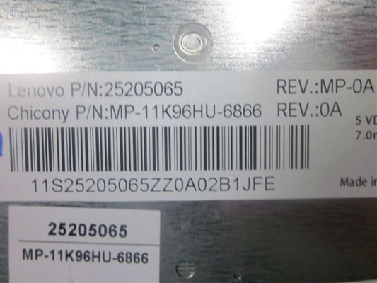 Lenovo CCYT3E1Hun85keyBLKKeyWhiteF KBD Keyboard 25205065