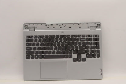 Lenovo 5 15IAH7 Palmrest Cover Touchpad Keyboard US Cloud Grey 5CB1H22858