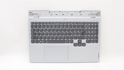 Lenovo 5 15ARH7H Palmrest Cover Touchpad Keyboard Italian Cloud Grey 5CB1H68407