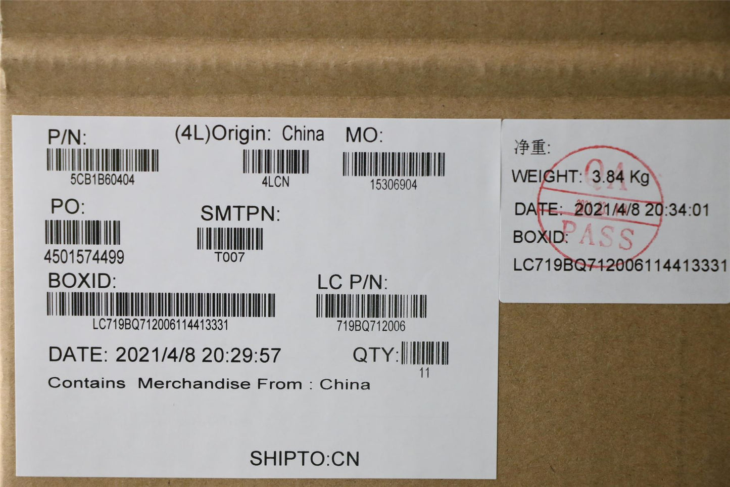Lenovo Lower Case L 82H7 SP_AB_DIS 5CB1B60404