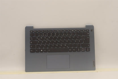 Lenovo IdeaPad 3 14ABA7 Palmrest Cover Touchpad Keyboard German Grey Backlit 5CB1H72808