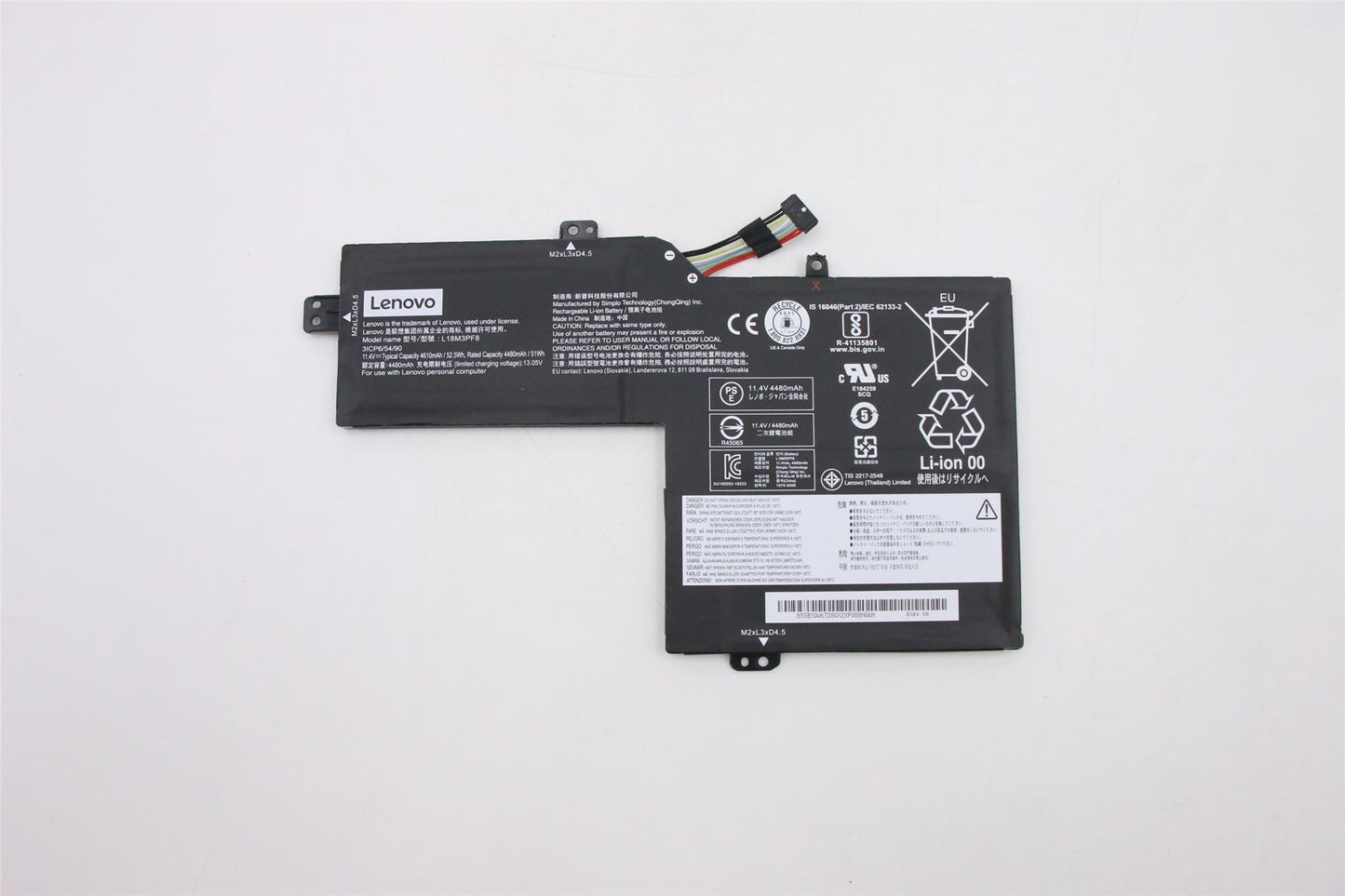 Lenovo IdeaPad S540-15IWL S540-15IML Akku 11,34 V 52,5 Wh 5B10T09091