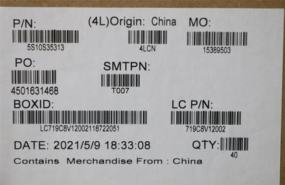 Lenovo SCREW Screw L 82K8 2.5D 2.3L K 7.0D 5S10S35313