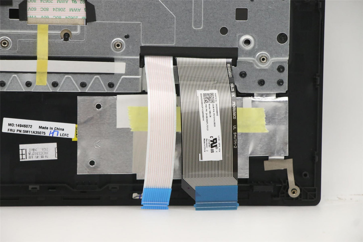 Lenovo ThinkPad E14 Gen 2 Handauflagenabdeckung Tastatur Spanisch Schwarz Hintergrundbeleuchtung 5M11A35075