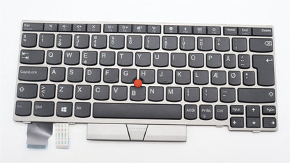 Lenovo ThinkPad L13 Keyboard Scandinavian Silver 01YP889