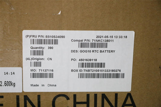 Lenovo ThinkPad A57 S5 2nd E560p X230i T430i T530i T520i CMOS Battery 04W0010