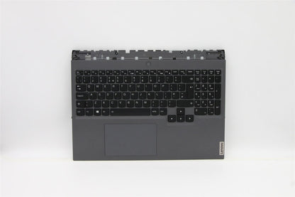 Lenovo Legion 5 16ACH6H Palmrest Cover Touchpad Keyboard UK Europe Grey 5CB1C14887