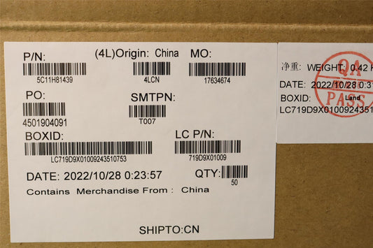Lenovo FRU T14SG3 EDP CABLE OLED 5C11H81439