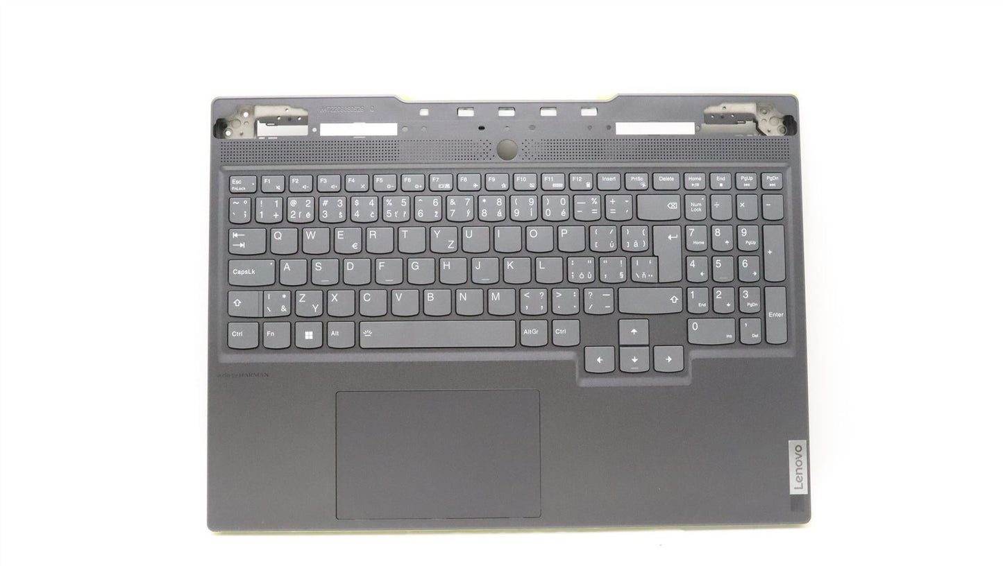 Lenovo Legion S7 16ARHA7 Palmrest Cover Touchpad Keyboard Onyx Grey 5CB1J31488