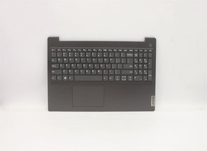 Lenovo V15 G1-IML Keyboard Palmrest Top Cover US Grey 5CB1C17444