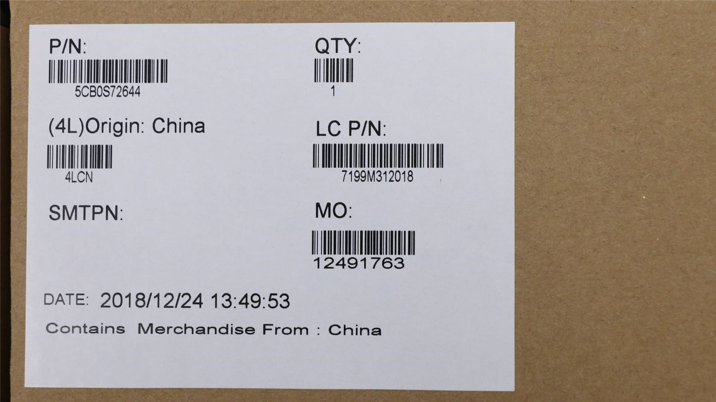 Lenovo Upper Case ASM_TI L 81C4 MC 5CB0S72644
