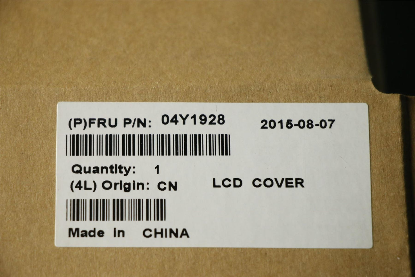 Lenovo ThinkPad T520i T530i T520 T530 W520 LCD Cover Rear Back Housing 04Y1928