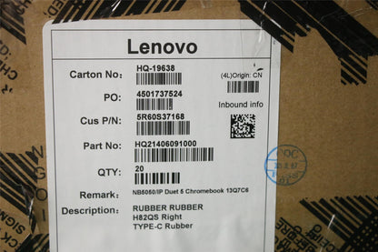 Lenovo RUBBER RUBBER H82QS Right TYPE-C Rubber 5R60S37168